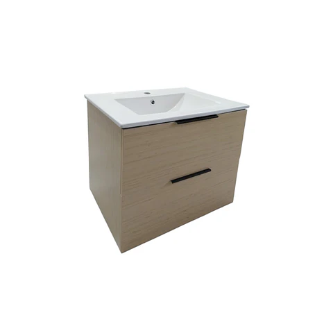 Vanitorio + Mueble Colgante Rustic OAK 61x46x52cm