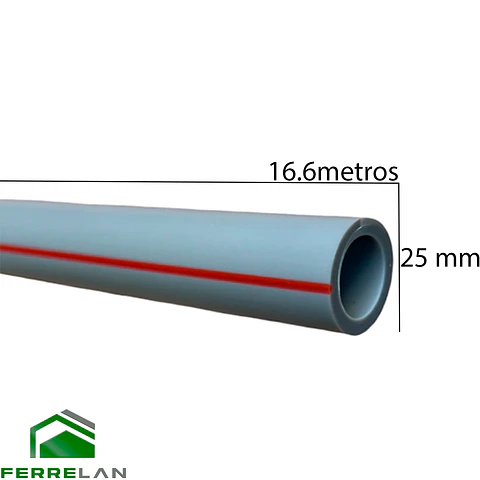 Tubo PP-R 25mm PN16 6mts