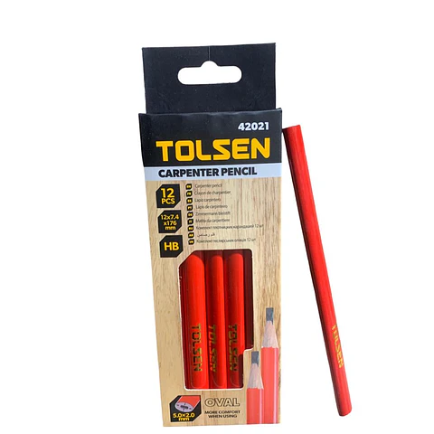 Lapiz Carpintero Negro Tolsen