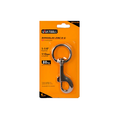 Bandolas Zinc O+G 1-1/4 80KG