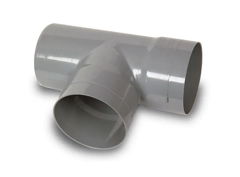 Tee PVC Sanitario Gris 75x75mm